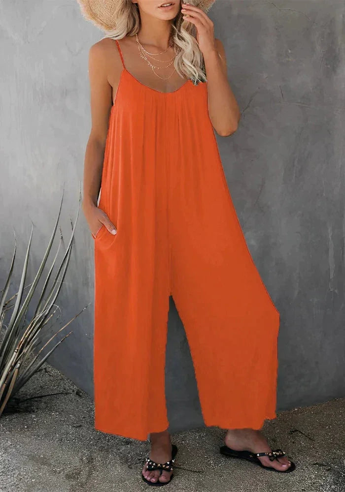 Women's Summer Comfort Jumpsuit - Versatile, lightweight and very stylish