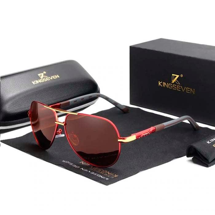 Óculos de Sol Masculino Kingseven Classic Polarizado Uv400 - Sundian - Sundian