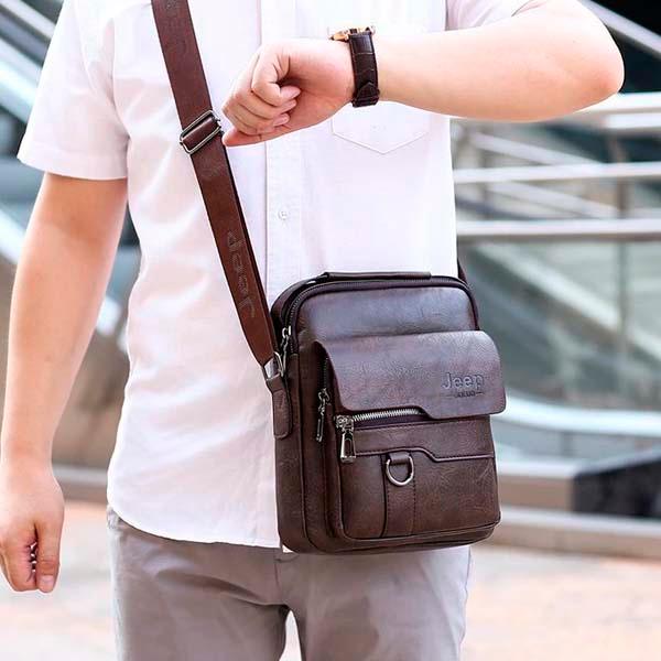 Bolsa de Ombro Masculina Jeep Cout - Sundian