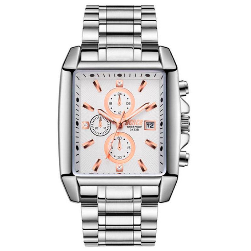 Relógio Masculino Square Big Dial Bosck - Sundian - Sundian