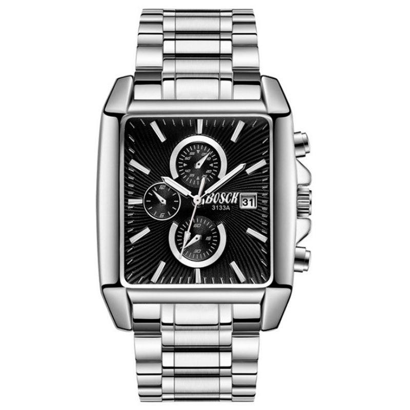 Relógio Masculino Square Big Dial Bosck - Sundian - Sundian