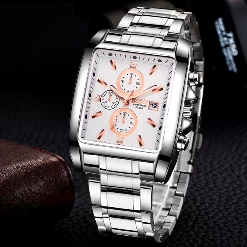 Relógio Masculino Square Big Dial Bosck - Sundian - Sundian