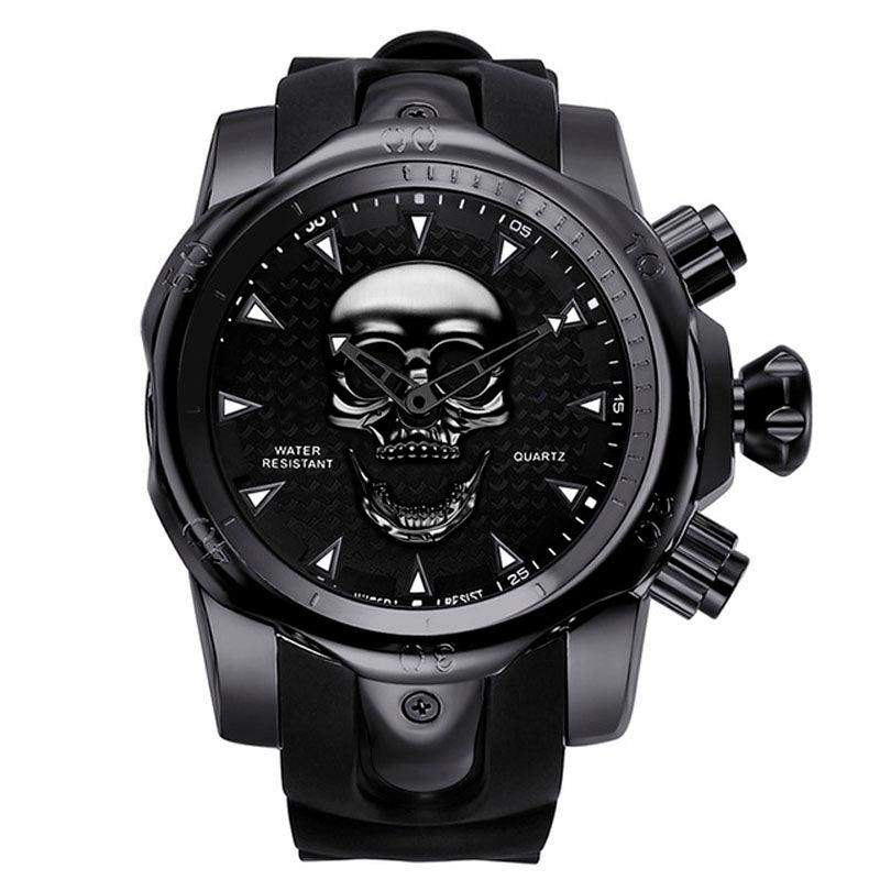 Relógio Masculino Crânio Big Dial 3D - Sundian - Sundian