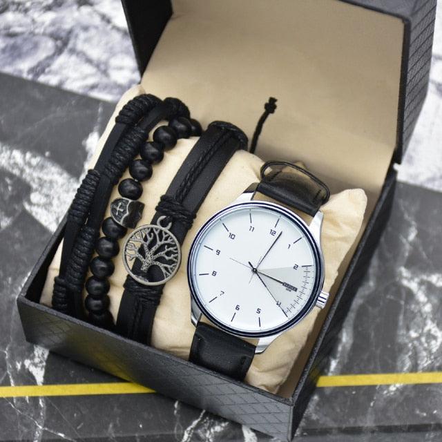 Kit Relógio Minimalista + Mix de Pulseiras – Visual encantador para brilhar