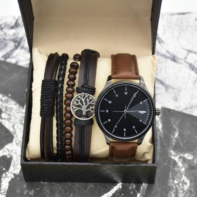 Kit Relógio Minimalista + Mix de Pulseiras – Visual encantador para brilhar