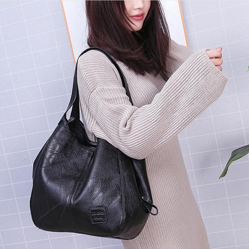 Bolsa Feminina de Couro Bella - Sundian