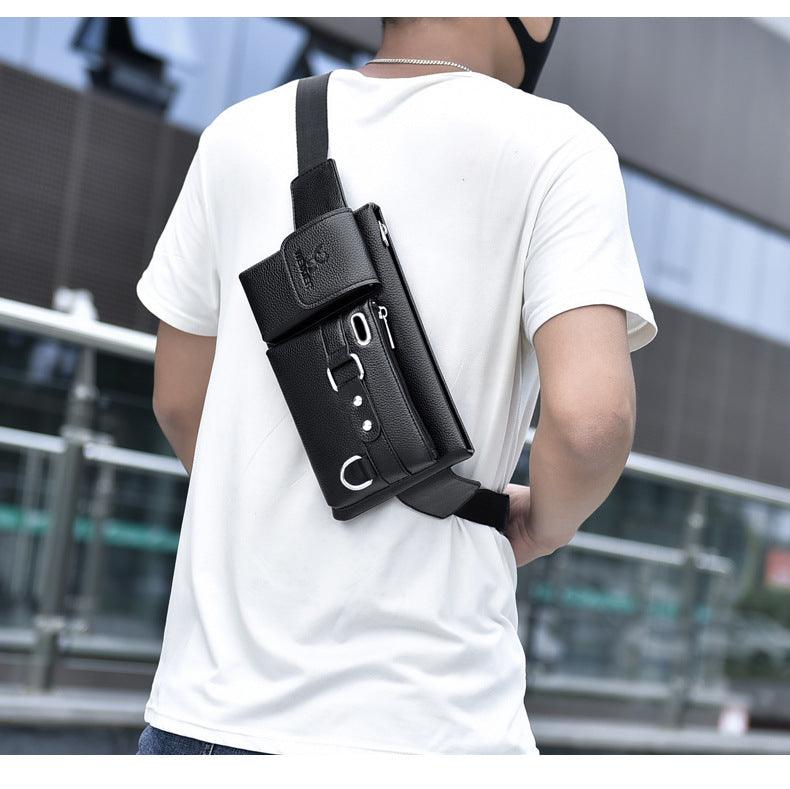 Pochete Masculina Transversal Bolsa de Ombro Multifuncional - Sundian - Sundian