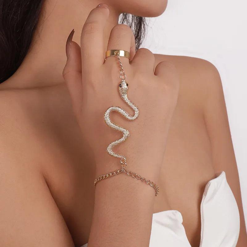 Pulseira com Anel Serpente - Sundian - Sundian