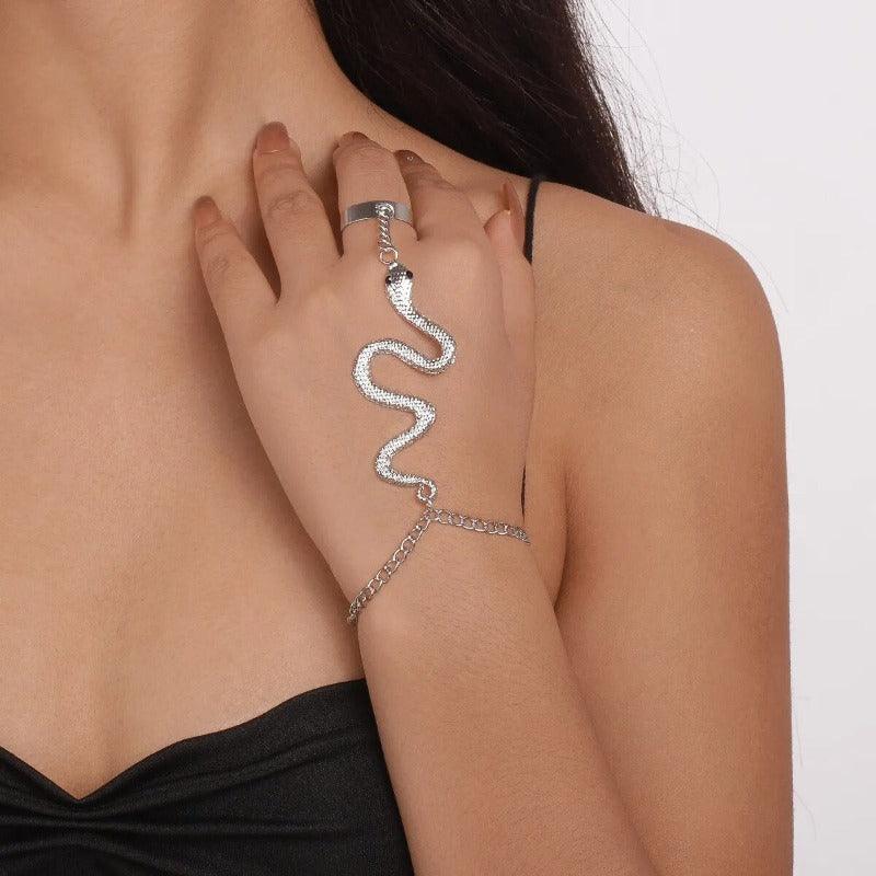 Pulseira com Anel Serpente - Sundian - Sundian