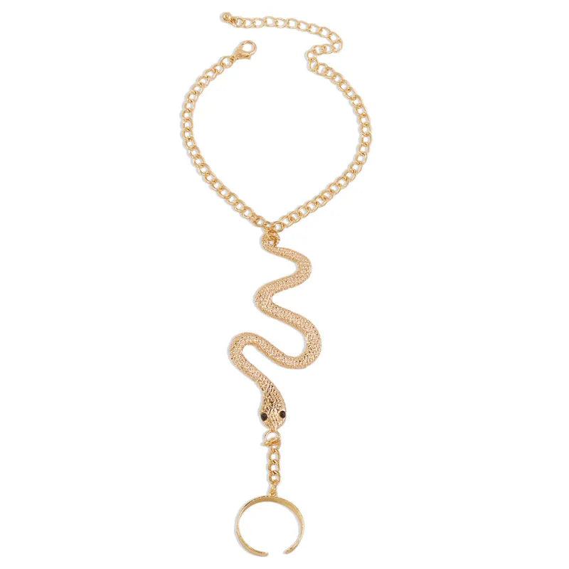 Pulseira com Anel Serpente - Sundian - Sundian