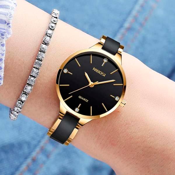 Relógio Feminino de Luxo Nibosi Fino Diamond - Sundian - Sundian