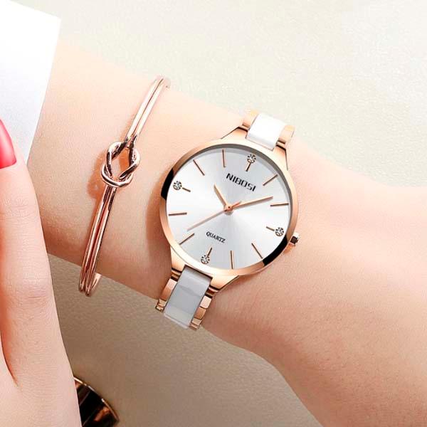 Relógio Feminino de Luxo Nibosi Fino Diamond - Sundian - Sundian