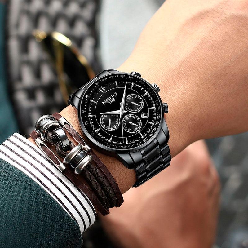 Relógio Masculino Nibosi Inox Gentleman - Sundian - Sundian