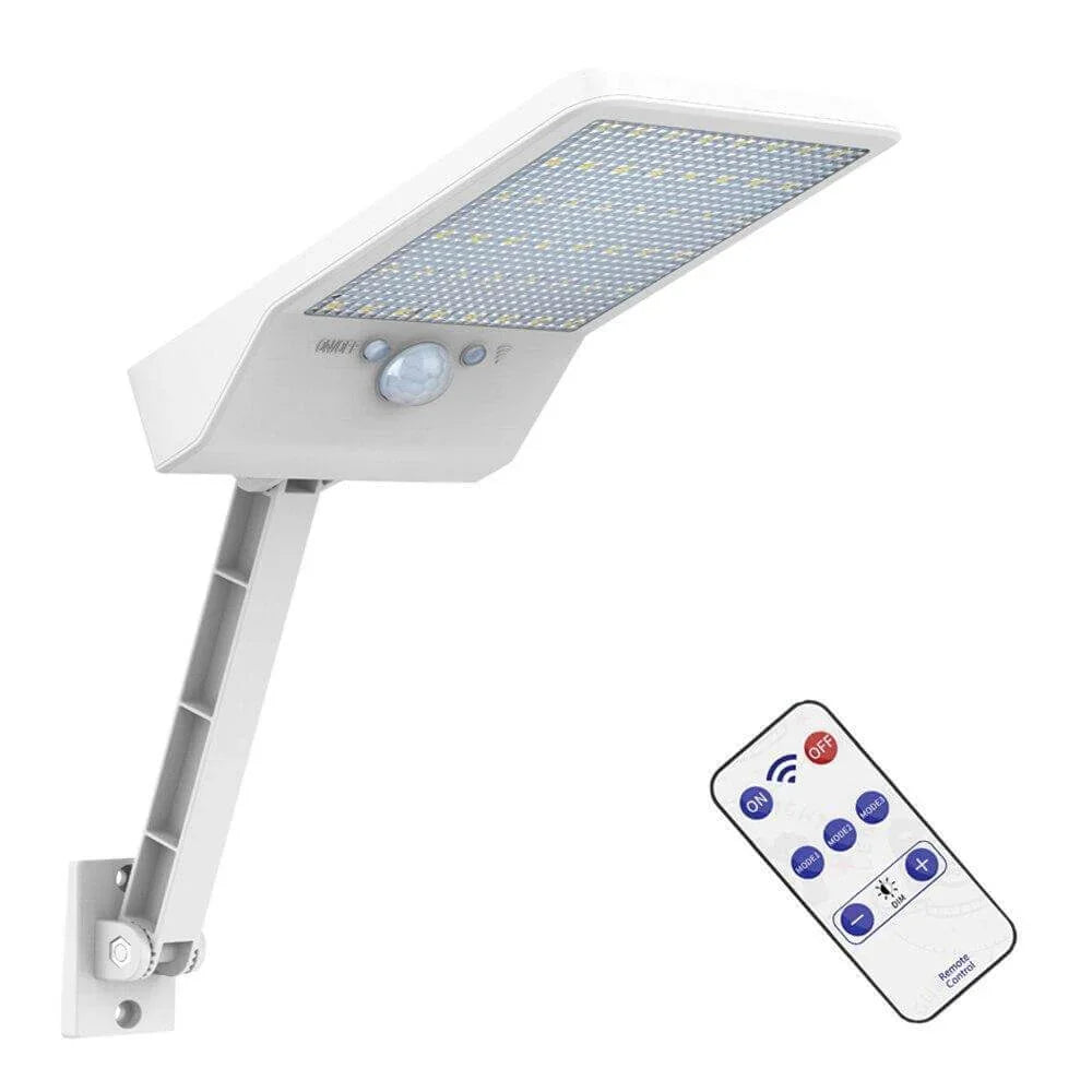Foco solar LED súper económico con control remoto