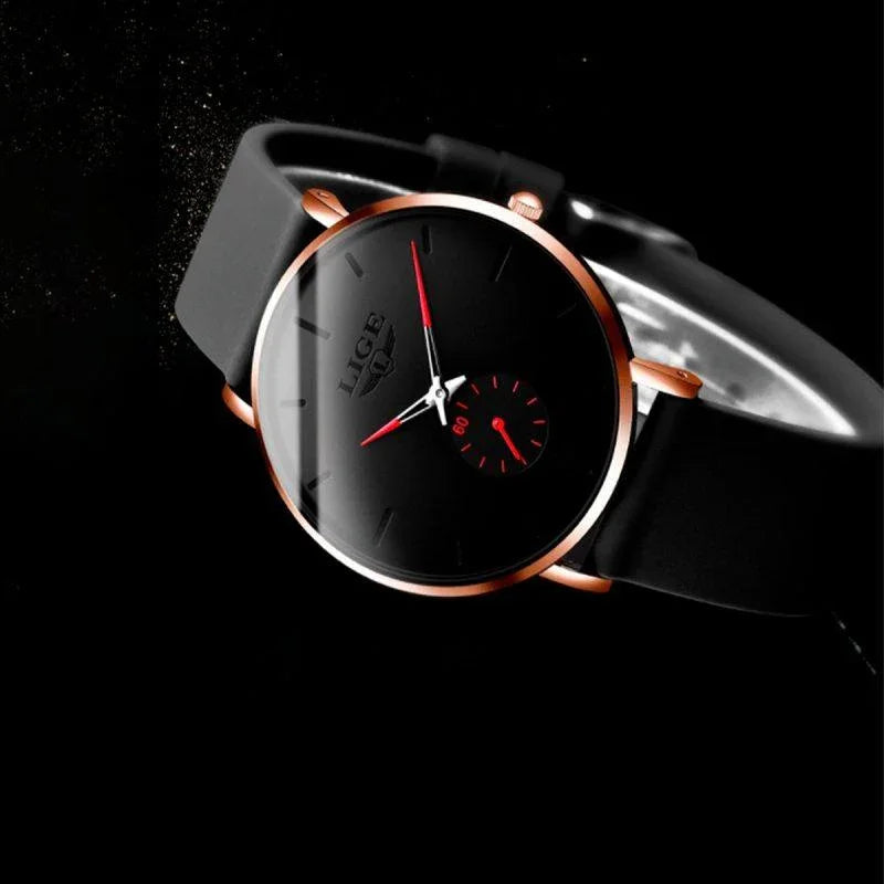 Minimalist Stainless Steel Watch – Elegance Black – Charming look to shine
