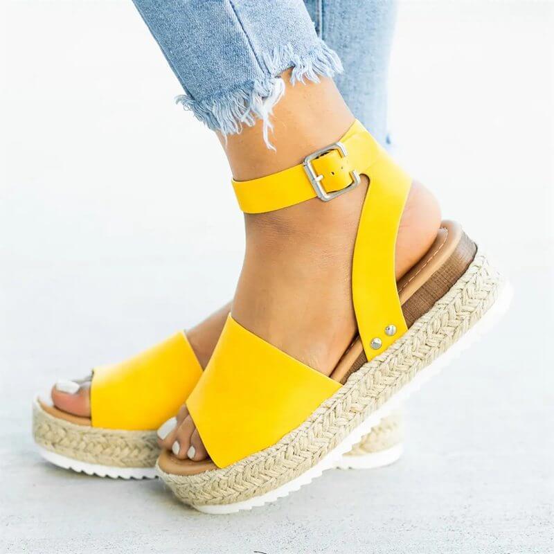 Sandalia de Plataforma para Mujer Lucia – Un look encantador para brillar