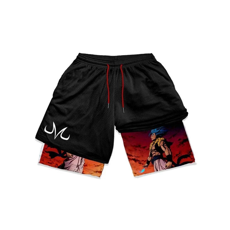 2-in-1 Compression Shorts - M - Sundian