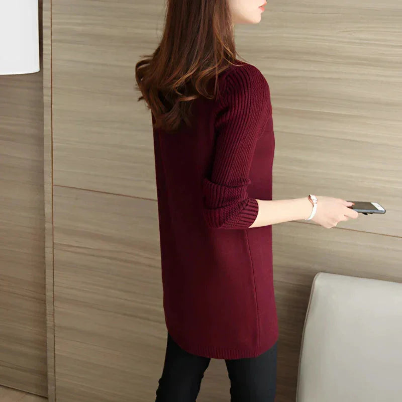Suéter Feminino Alicia – Elegância e conforto para o dia a dia