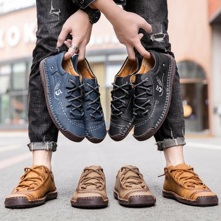 Tênis Couro Masculino Casual SurgeTrack - Sundian - Sundian