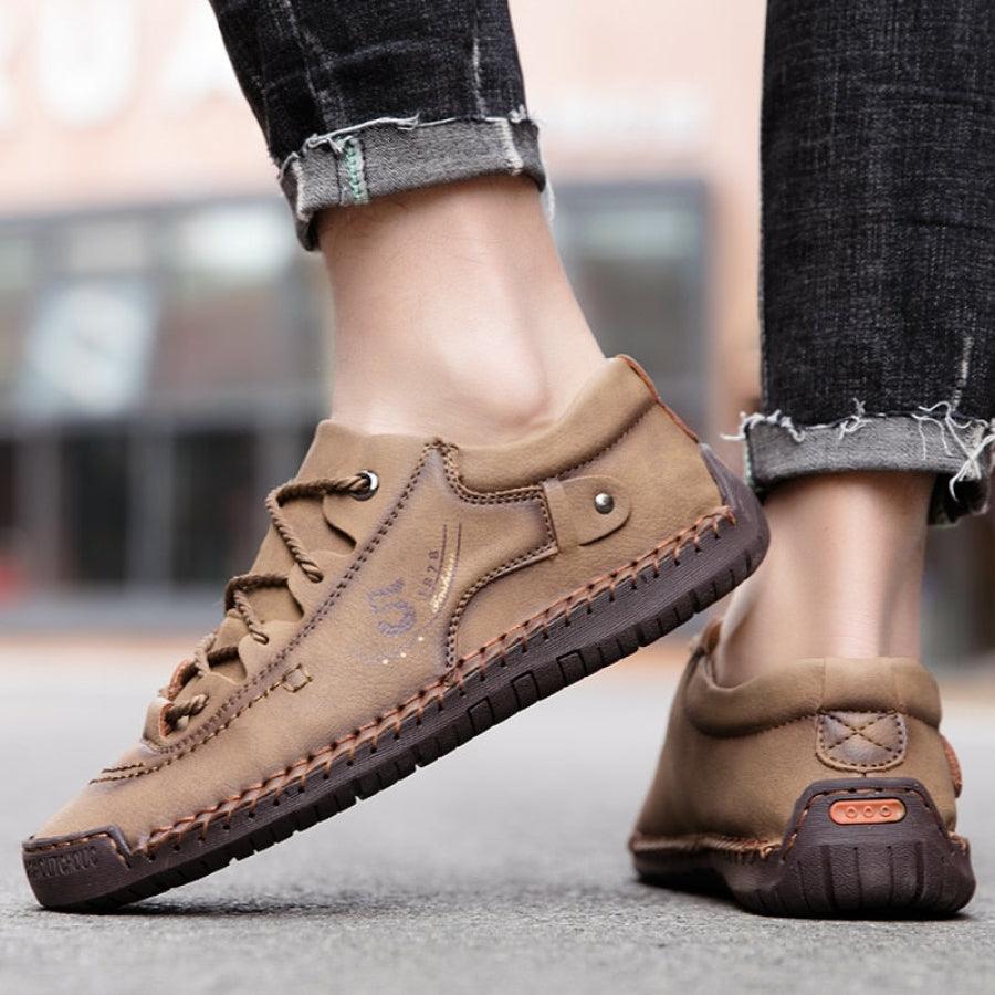 Tênis Couro Masculino Casual SurgeTrack - Sundian - Sundian