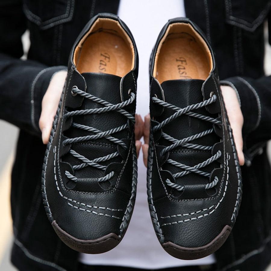 Tênis Couro Masculino Casual SurgeTrack - Sundian - Sundian