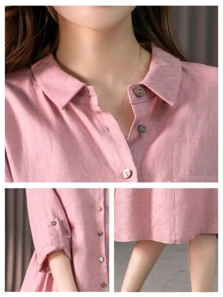 Vestido Camisa Midi Feminino – Sofisticação com caimento perfeito