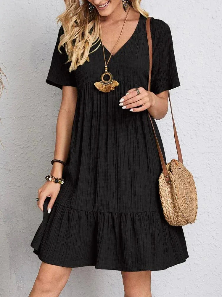 Vestido Soltinho Midi Verão – Sofisticação com caimento perfeito