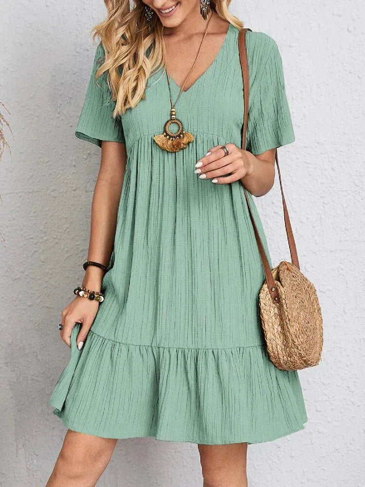 Vestido Soltinho Midi Verão – Sofisticação com caimento perfeito