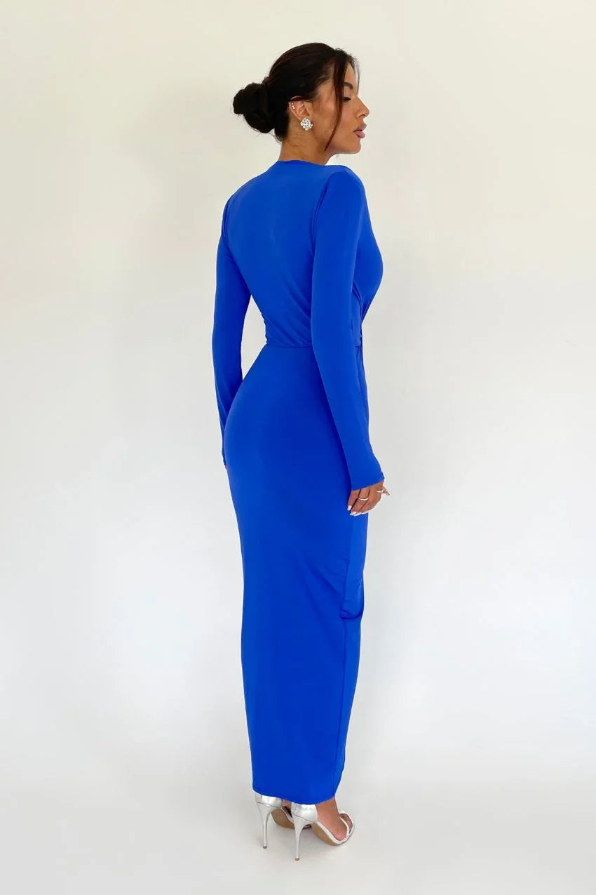 Vestido Azul Martina – Charme e leveza em um só look