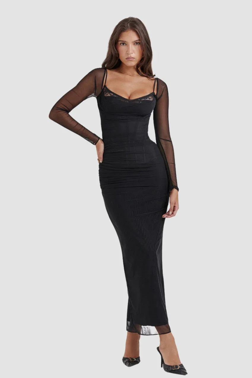Vestido Maxi Elisa – Estilo marcante e confortável