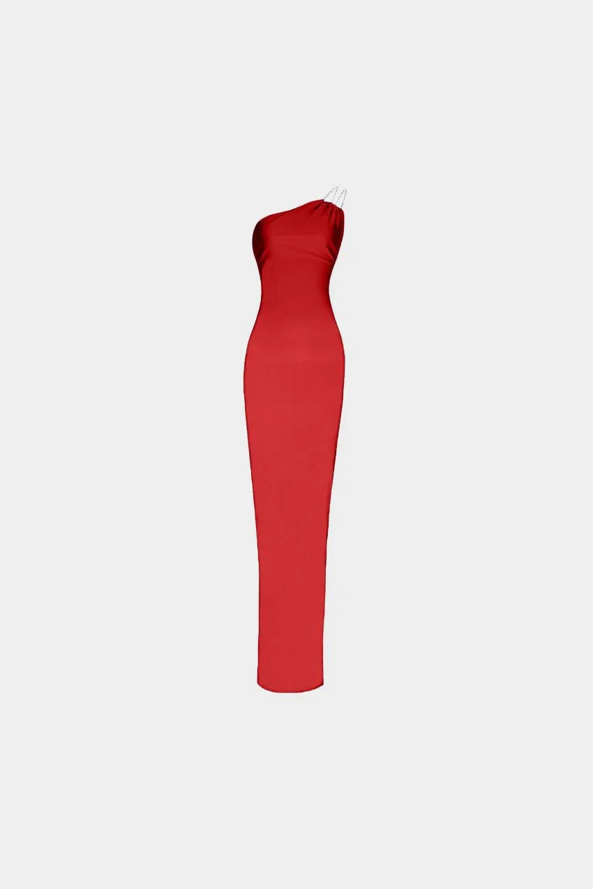 Vestido Vermelho Giulia – Charme e leveza em um só look
