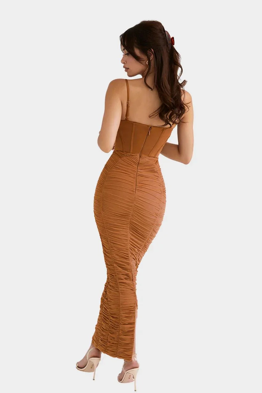 Vestido Longo Isabella – Elegância e conforto para o dia a dia