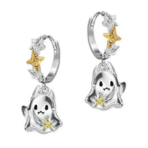 Par de pendientes de fantasma de Halloween