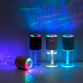 Umidificador,Purificador e Difusor de Ar Portátil MoistureLight com RGB - Sundian