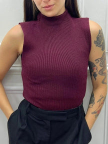 Basic Ribbed Knit Tank Top
