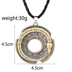 Amuleto em Couro - Ouroboros - Sundian