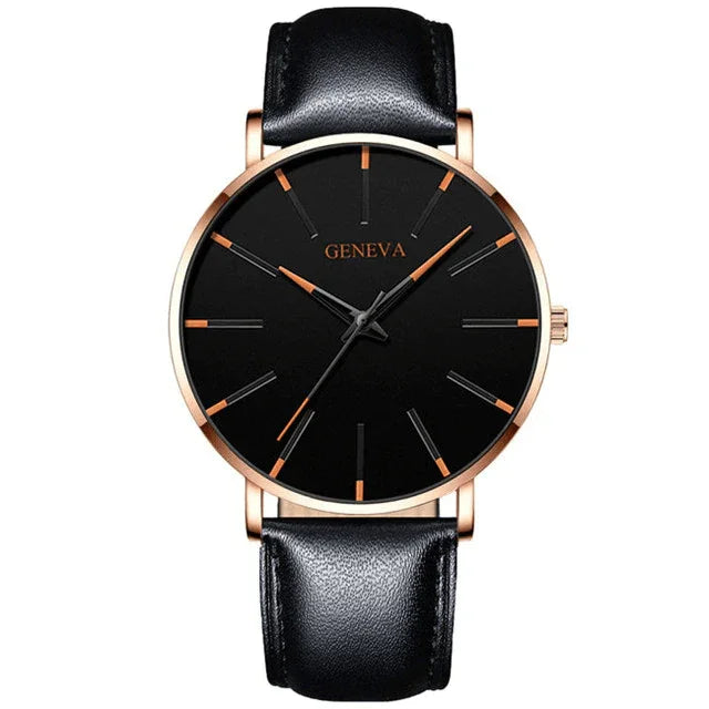 Relógio Masculino - Geneva – Elegância e conforto para o dia a dia