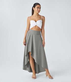 Natalia™ | Comfortable Split Skirt