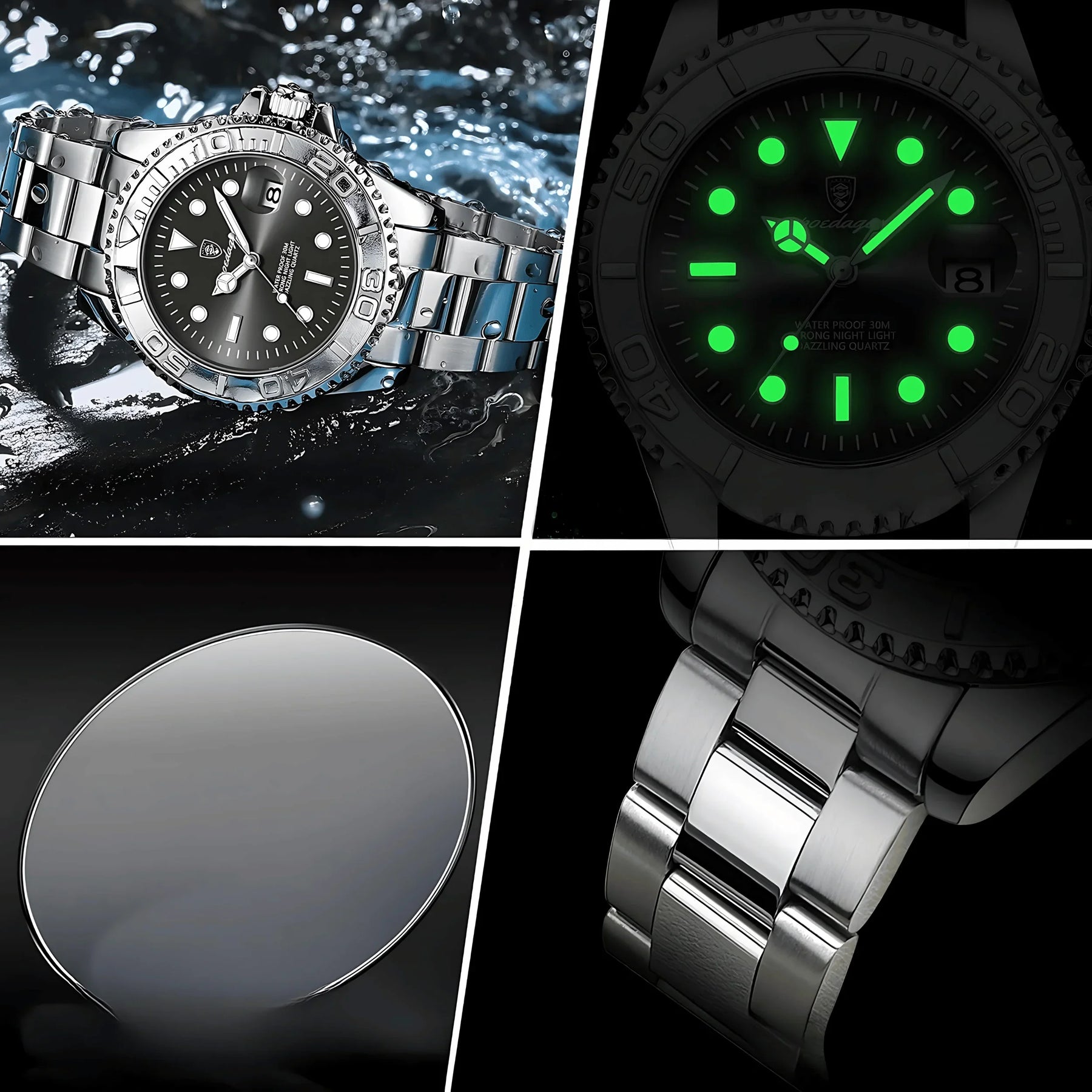 Sundian Submariner Series Men's Watch