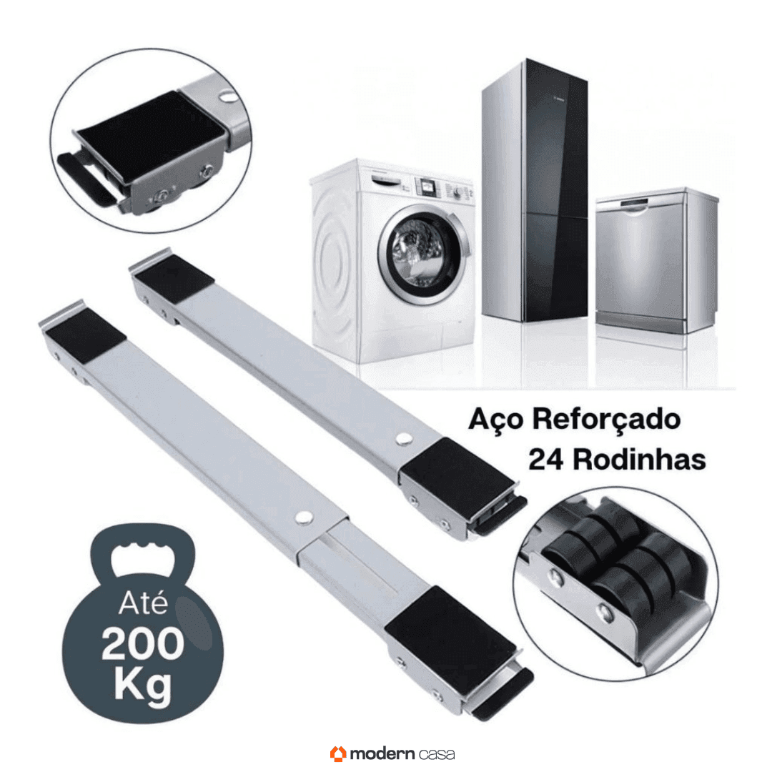 Suporte Para Pesos Com Rodinhas Ajustáveis - Sundian