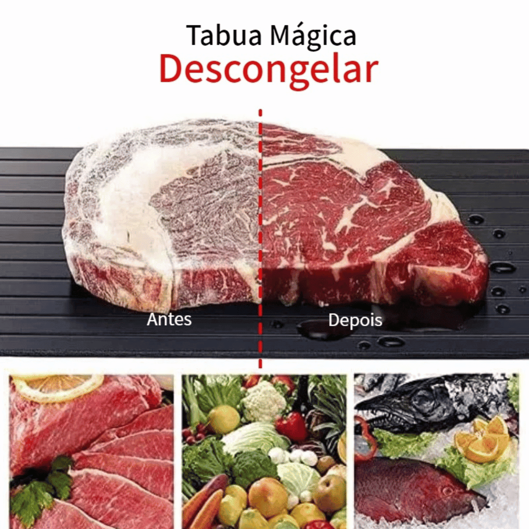 Tábua Para Descongelar Carnes e Alimentos Mágica Inteligente - Sundian