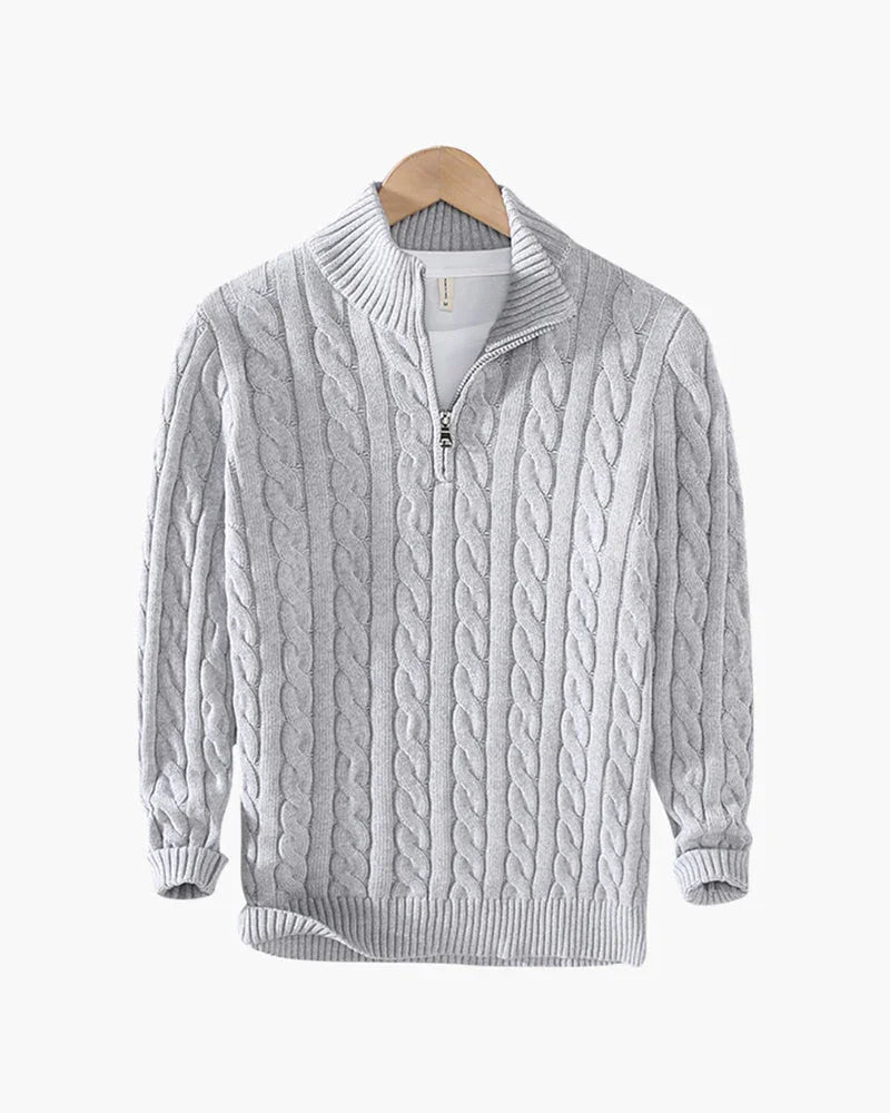 Suéter Verbier Zip – Charme e leveza em um só look