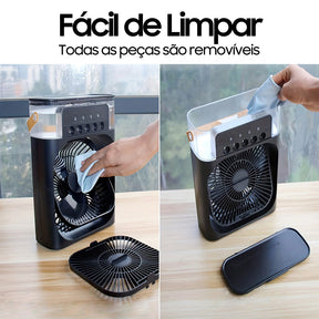 Mini Ar Condicionado Portátil FreshAir® Plus com Ventilador e Umidificador - Sundian