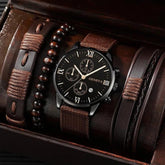 Elegance Elite™ Watch Kit + 3 100% Leather Straps FREE