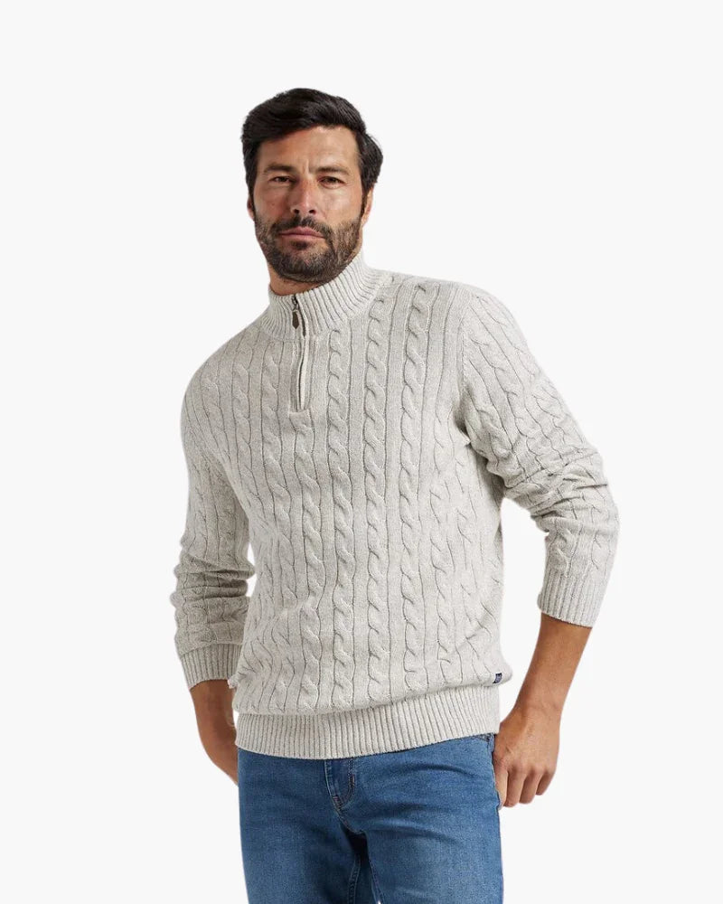Suéter Verbier Zip – Charme e leveza em um só look