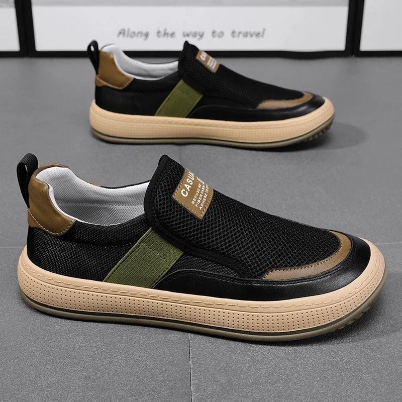 Zapatillas informales sin cordones para hombre