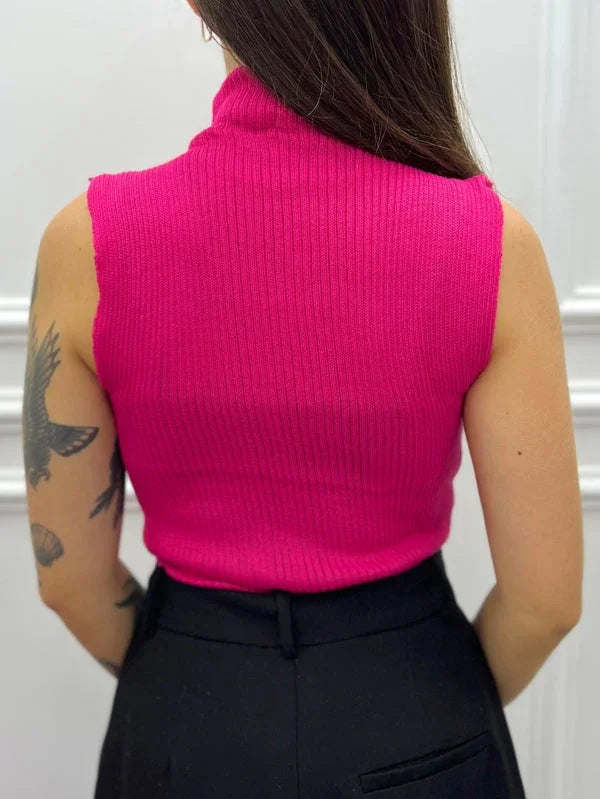 Basic Ribbed Knit Tank Top