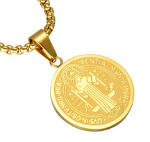 Cadena y colgante de acero - San Benito