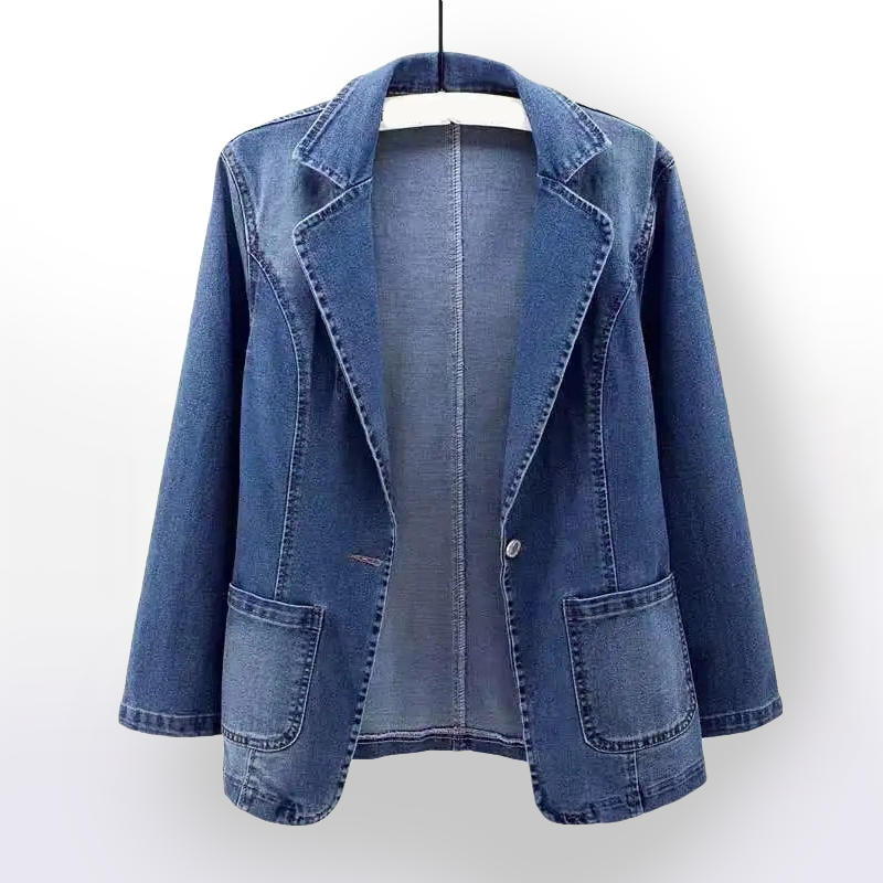 Anna | Women’s Tailored Denim Blazer