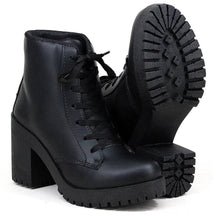 Women's Combat Boots with Tractor Sole + Free Shipping + Immediate Delivery + Gift 